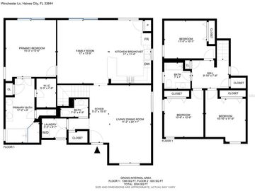 Floor Plan, 125 WINCHESTER LANE, Haines City, FL, 33844, 