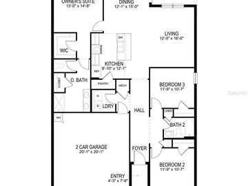 Floor Plan, 5932 BANNOCK CIRCLE, North Port, FL, 34288, 