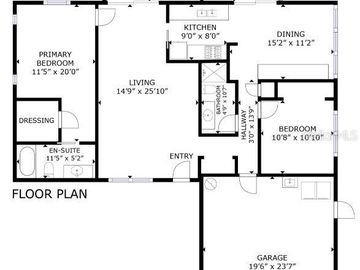 Floor Plan, 2540 REDWOOD CIRCLE, Clearwater, FL, 33763, 