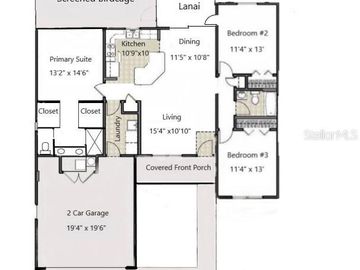 Floor Plan, 17618 SE 93RD CARSON TERRACE, The Villages, FL, 32162, 