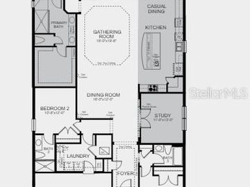 Floor Plan, 6141 GRANDVIEW HILL COURT, Bradenton, FL, 34203, 
