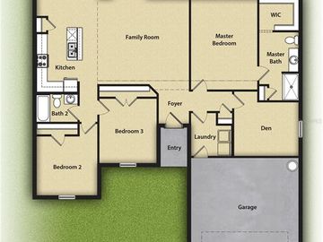 Floor Plan, 23 WHEELER LANE, Palm Coast, FL, 32164, 