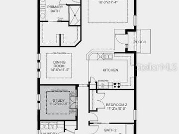 Floor Plan, 4576 GAROFALO ROAD, Wesley Chapel, FL, 33545, 