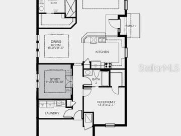 Floor Plan, 4584 GAROFALO ROAD, Wesley Chapel, FL, 33545, 