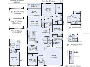 Floor Plan, 5342 MADDIE DRIVE, Haines City, FL, 33844, 