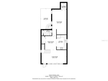 Floor Plan, 21 LOMA LINDA, Lakeland, FL, 33813, 