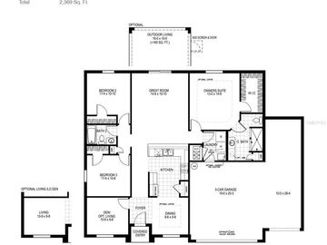 Floor Plan, 1573 BOSWELL STREET, North Port, FL, 34288, 