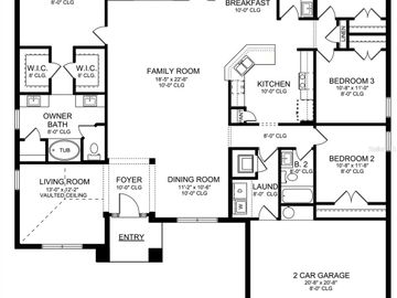Floor Plan, 5678 BABROFF TERRACE, North Port, FL, 34291, 