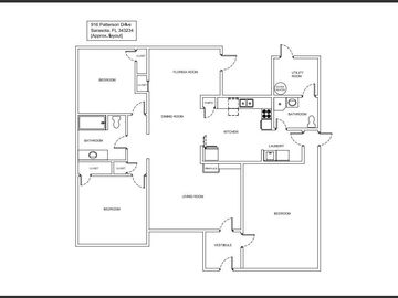 Floor Plan, 916 PATTERSON DRIVE, Sarasota, FL, 34234, 
