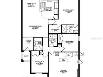 Floor Plan, 2063 DEXTER STREET, Haines City, FL, 33844, 