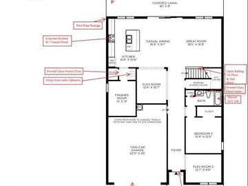 Floor Plan, 2600 PARK RIDGE STREET, Apopka, FL, 32712, 