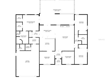 Floor Plan, 8325 W ORANGETREE STREET, Crystal River, FL, 34428, 