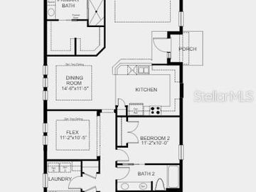 Floor Plan, 4618 GAROFALO ROAD, Wesley Chapel, FL, 33545, 