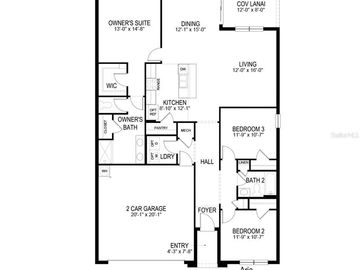 Floor Plan, 5708 BANNOCK CIRCLE, North Port, FL, 34288, 