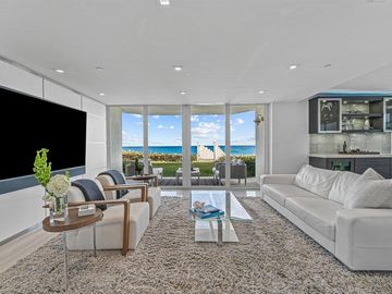 Living Room, 3407 S Ocean Boulevard #1-A, Highland Beach, FL, 33487, 