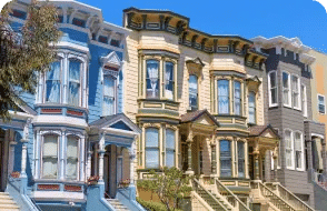 Find your Victorian style home among the steep and iconic hills of the Golden City.